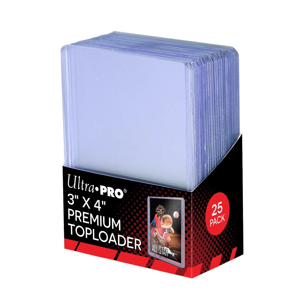 UltraPro 3" x 4" Premium Toploaders