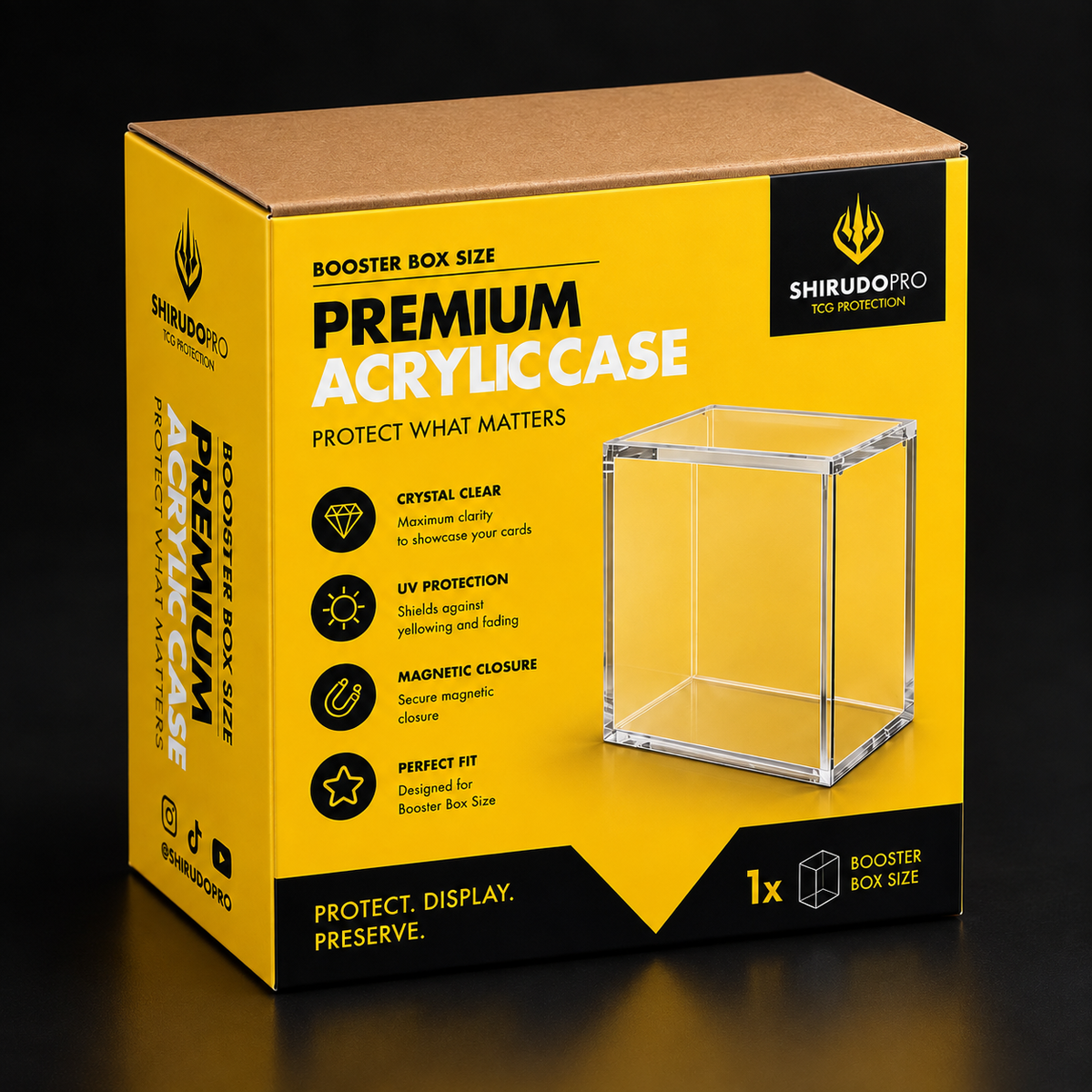 Premium Acryl Case Booster Box