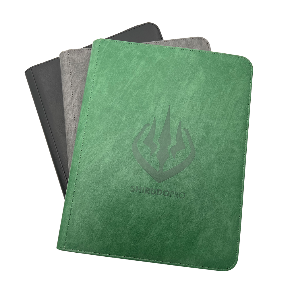 Premium Toploader Binder 216 Cards - Groen