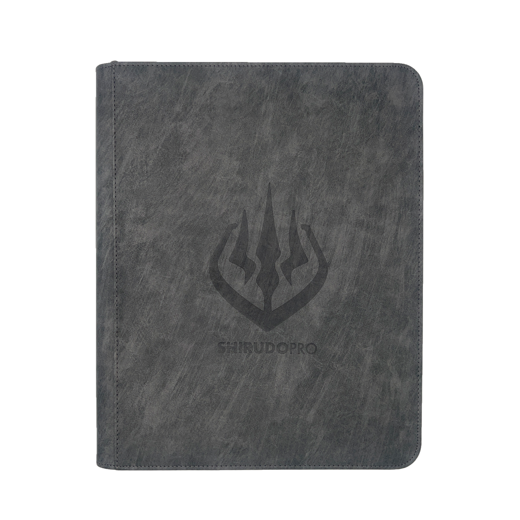 Premium Toploader Binder 216 Cards - Grijs