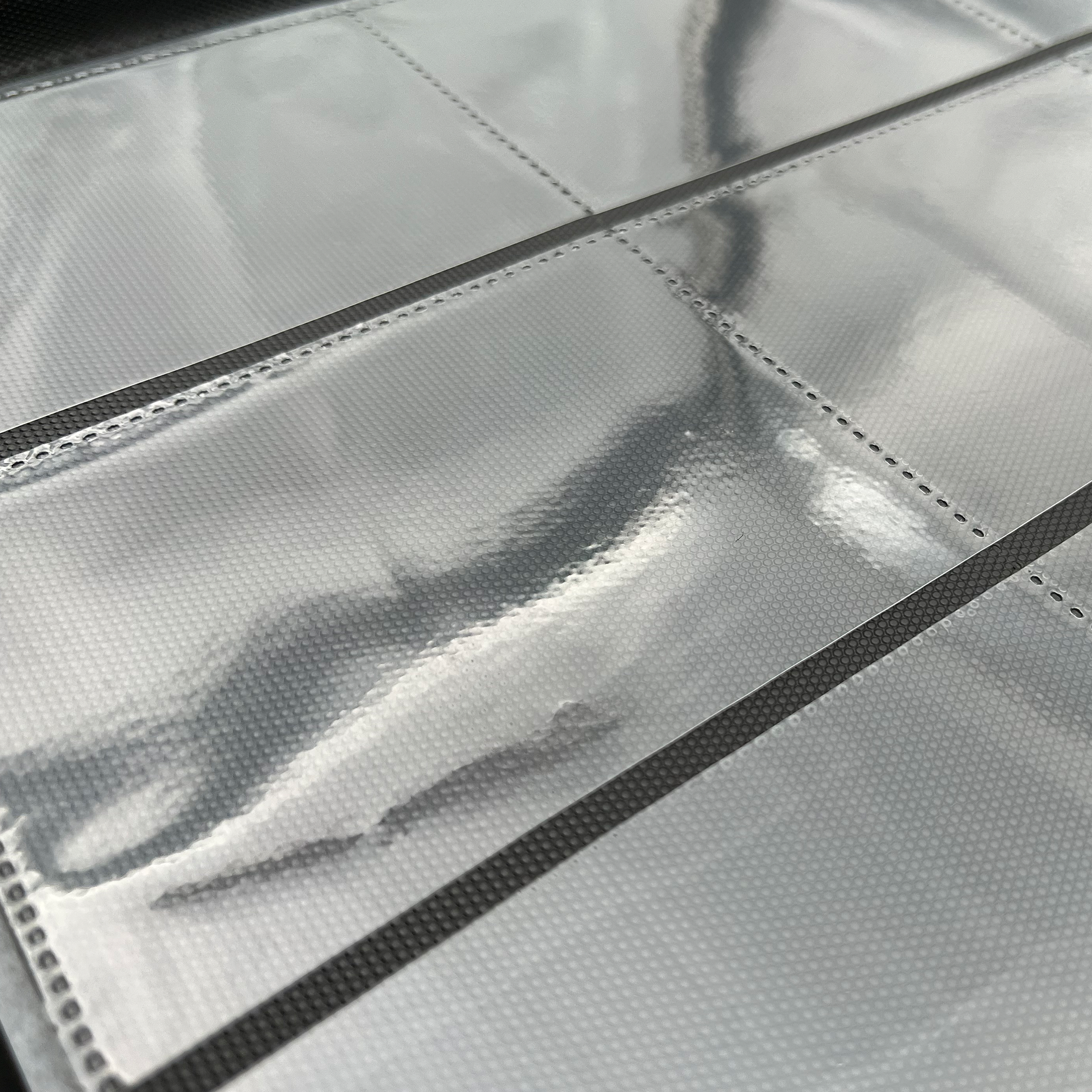 Premium Toploader Binder 216 Cards - Grijs